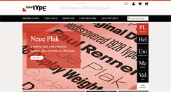 Desktop Screenshot of linotype.com