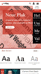 Mobile Screenshot of linotype.com